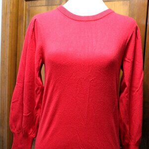Red pullover sweater